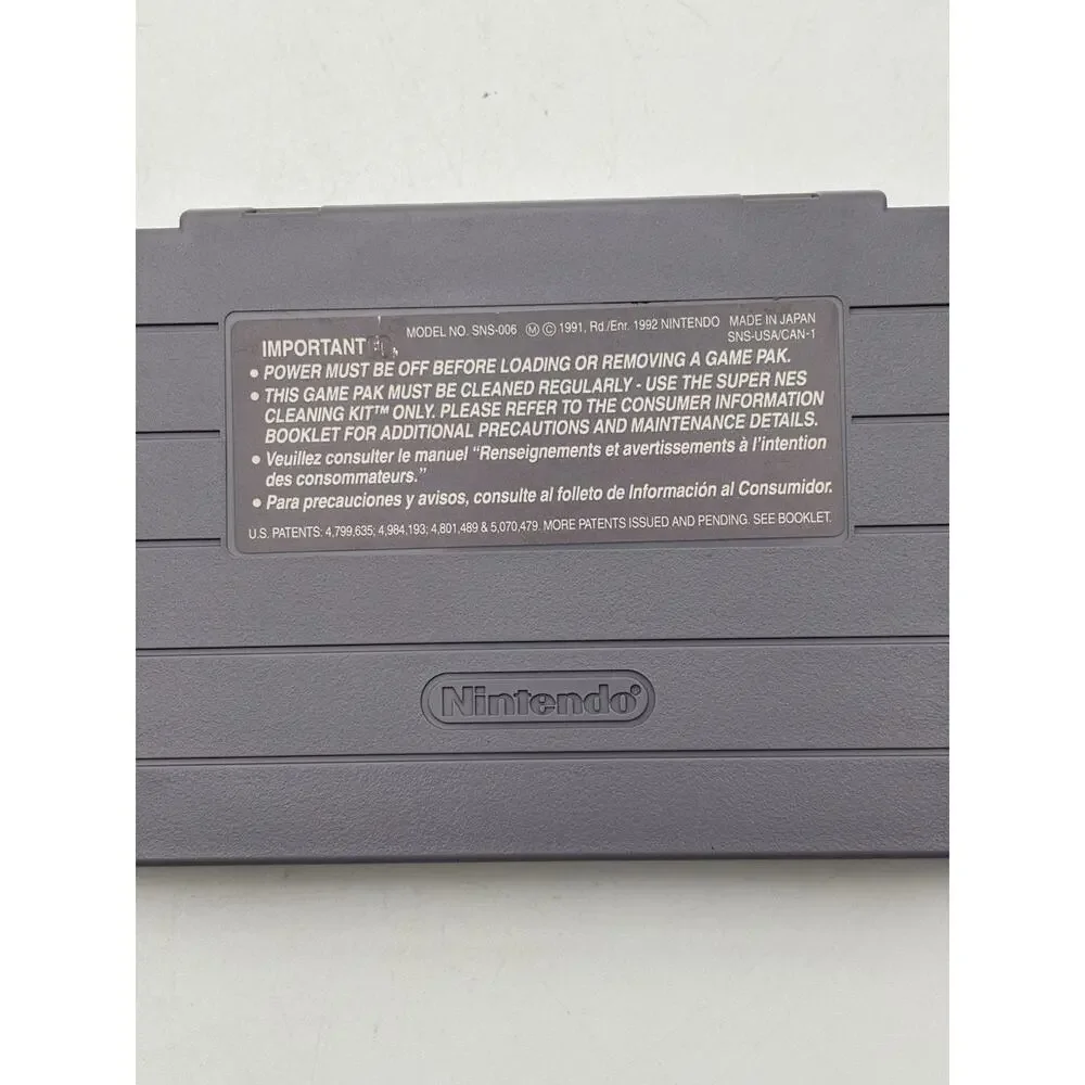 Tecmo Super Bowl (Super Nintendo SNES, 1993) Authentic Tested Working VG Cond